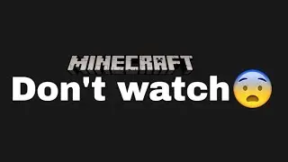 You are Minecraft lover  so don't watch this video #minecraft