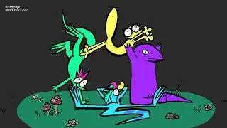 GIPHY "Be Animated" - Lizard Pile (4K)