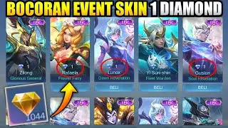 BOCORAN EVENT SEMUA SKIN 1 DIAMOND !!! EVENT 515 PROMO DIAMOND KUNING