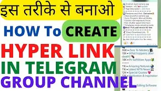 how to create hyperlink in telegram | create spoiler text in telegram