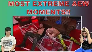 AEW TOP 100 MOST EXTREME MOMENTS REACTION