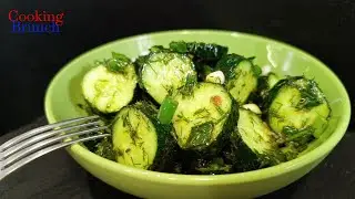 Вкуснее малосольных огурцов! Закуска из огурцов за 5 минут!