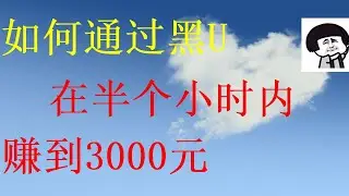 2023年失业后在家无脑搬砖 每天10分钟日赚3000+的网赚项目分享教学