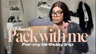 PACK WITH ME FOR MIAMI | Outfit try on + Tech essentials