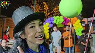 DETIK-DETIK DINO JATUH & DIKEJAR BOCIL ! PESTA PERMEN & KOSTUM HALLOWEEN PART 2 !