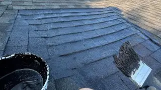 Making the roof a bit more waterproof!!