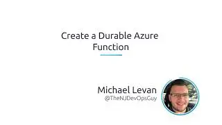 Create a Durable Azure Function