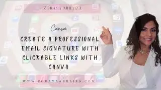 E-mail signature with Canva