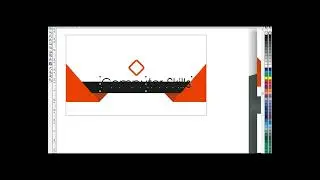 Visiting Card Design in Corel Draw || Corel draw 11 || Visiting card design