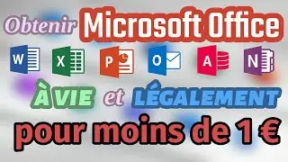 Get Microsoft Office (Word, Excel, Outlook, etc.) legally for less than €1 for life