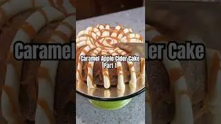 Caramel Apple Cider Cake Part 1 #caramel #applecake