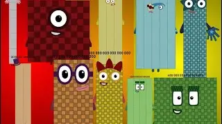 Numberblocks Band 10 000 000 000 000 000 to 500 000 000 000 000 000