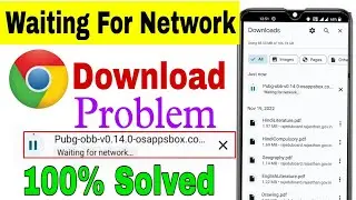 Download Failed in Chrome and Waiting for Network Problem Fix || Chrome Download Pending Problem