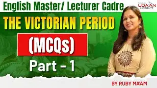 Master Cadre English | The Victorian Period | MCQ #1 | By Ruby Bansal Ma'am