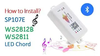 SP107E Led Controller Pixel IC SPI Music Bluetooth Controller For WS2812 WS2812B WS2811 SK6812