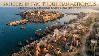 24 Hours in Ancient Tyre | A Day in the Phoenician Empire (850 BC AI Reconstruction)
