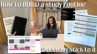 how to build a study routine from scratch (prep for 4th year with me 🩺)