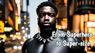 From Superhero to Super-size: Marvel Characters' Weight Gain Journey!#dccomics  #marvel