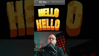 ازاي تنقل نفس الايفكتس من تكست لتكست تاني في ادوبي اليستريتور 🔻🥳 #adobeillustrator #adobe