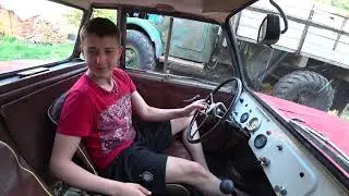 Прокатились по лесу на мотоколяске СЗД