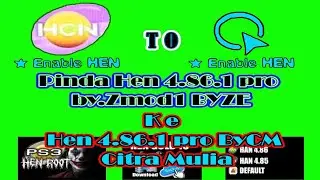 Exchange HEN ZMod1 BYZE to official Citra Mulia 4.86.1 pro
