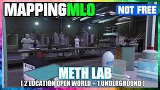 MLO Secret Meth Lab ( 2 open world + 1 underground ) ( fivem )
