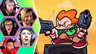 Gamers React to : Week 7 Pico Dropping By [Friday Night Funkin']