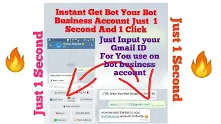 How to make Coding bot Just 1 Second Get this Bot your Bot Business Account