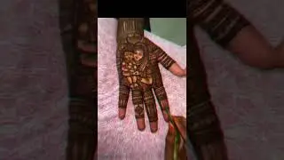 Portrait henna design #bridalhenna #henna #hennaart #hennatutorial #hennavideos #simplehenna