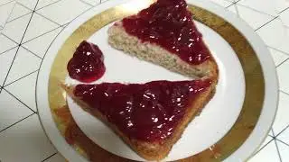 Густой малиновый джем без загустителей с небольшим количеством сахара