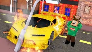 CRASHING WORLD'S MOST EXPENSIVE CAR! *ROBLOX CAR CRUSHER SIMULATOR*