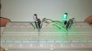 How to make Flip Flop LED Flasher Circuit |With BC547 Transistor on Breadboard 