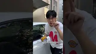 The car key is locked in the car, how to get the key out?#car