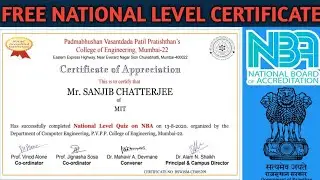 National Level Quiz On NBA 2020 | Free Online Certificate | Free Online Course |  Quiz Certificate |