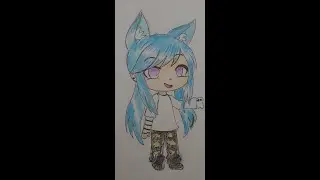 Как нарисовать персонажа из Gacha life // How to draw gacha life character // gacha // гача