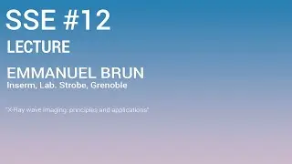 SSE12 - Lecture - Emmanuel BRUN