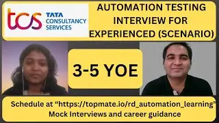 Automation Testing Interview Questions & Answers| Testing Interview Questions | RD Technical Learn