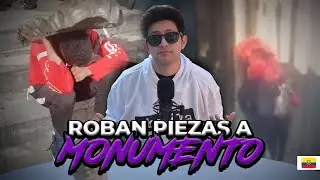 Delincuentes roban piezas de monumento en Quito 😠 | El Kevinsín