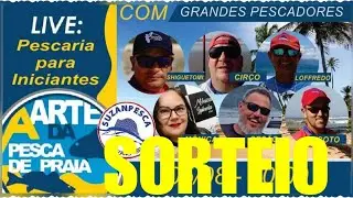 SORTEIO - LIVE -  PESCARIA PARA INICIANTES