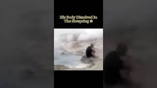 His Body Dissolved In The Hotsprings… 💀 #dangerous #disturbing