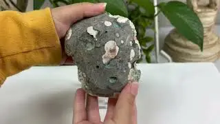 Natural Green Apophyllite Stilbite Mineral Specimen - 24-0361