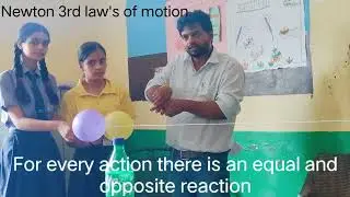 newton 3rd law of motion activity  #activity #fun science #newton