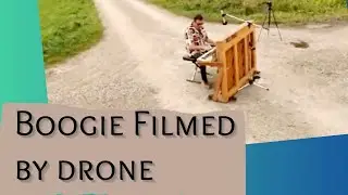 Boogie Woogie Piano filmed by drone - Nico Brina