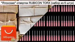 *Японские* отвертки RUBICON TORX (набор из 6 штук) | 
