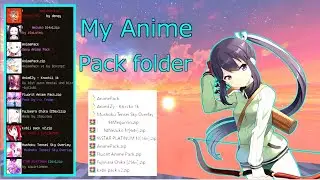 My Anime Texture Pack folder 10 Resource packs!!