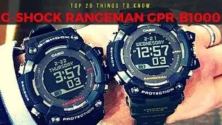 Top 20 Things You Should Know About The G-Shock GPRB1000 Rangeman | G-SHOCK Rangeman Review