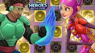 Disney Heroes Battle Mode PRIZE WALL & POWER UPS Gameplay Walkthrough