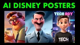 How To Create Viral AI Disney Pixar movie posters - 100% FREE