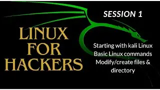 Linux for beginners | Linux for hackers |  Session 1