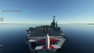 MSFS 2020 MB-339 Aircraft carrier landing